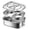 S, variant on Stainless Steel Lunch Box with Double-Layer Dividers, Leak-Proof Seal & Lock, Large Capacity Food Container for Work, Travel & Daily Use