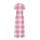 thumbnail image 4 of Vestido Corto de Verano de la Moda de las Mujeres Impreso de Manga Corta Cuello Redondo Tobillo de Longitud Vestido Casual, 4 of 4