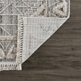 thumbnail image 6 of Hauteloom Agoo Living Room, Bedroom Area Rug - Farmhouse - Charcoal, Cream, Peach - 18" Sample, 6 of 19
