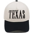 thumbnail image 1 of Gorra de béisbol Trucker de algodón liso con bordado TEXAS, 1 of 3
