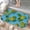 Hemp Leaves Pattern on Blue, variant on 1pc Hemp Leaves Pattern on Blue Absorbent Non-Slip Bathroom Thickened Flannel Rug Decor,Soft,Quick Drying,Suitable For Indoor/outdoor Use,Bathrooms,Bedrooms,Kitchens,Terrace,Laundry Rooms,16"x24"