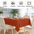 6 Pack Rust Square Tablecloths 70x70 Inch For 2-4 Ft Tables - Walmart.com