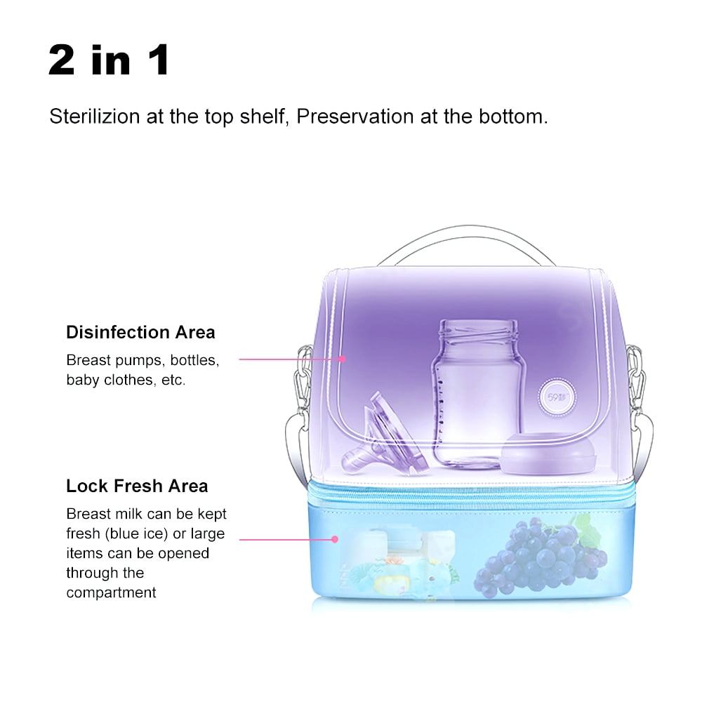 59s uvc led milk bottle sterilizing box