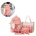 thumbnail image 3 of Juego de bolsos de lona para estudiantes, juego de 5 bolsos escolares, juego de bolsos, juego de bolsos escolares creados magistralmente, 3 of 9