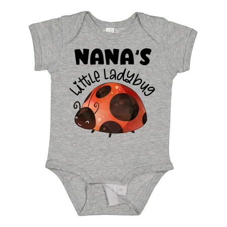 

Inktastic Nana s Little Ladybug Gift Baby Boy or Baby Girl Bodysuit