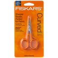 thumbnail image 3 of Tijeras Fiskars 98087097J Curved Craft, acero, 10 cm, color naranja, 3 of 7