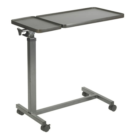Split Top Overbed Table - Drive Medical Multi-Purpose Tilt-Top Split Overbed Table