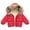 Red, variant on Mercatoo Baby Boy Girl Winter Coat Thick Warm Fleece Lined Hooded Puffer Jacket Fu𝐫 Collar Down Outerwear Toddler Boys Jackets