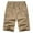 Khaki, variant on JTieacloth Mens Classic Chino Short Mens Outdoor Casual Elastic Waist Relaxed Fit Cotton Lightweight Quick Dry Fishing Hiking Work Shorts Cargo Shorts,Green