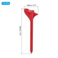 thumbnail image 2 of Uxcell 3.3 Inch Golf Tee, 10 Pack Plastic Golf Practice Tees Training Driving Range Tee, Red, 2 of 6