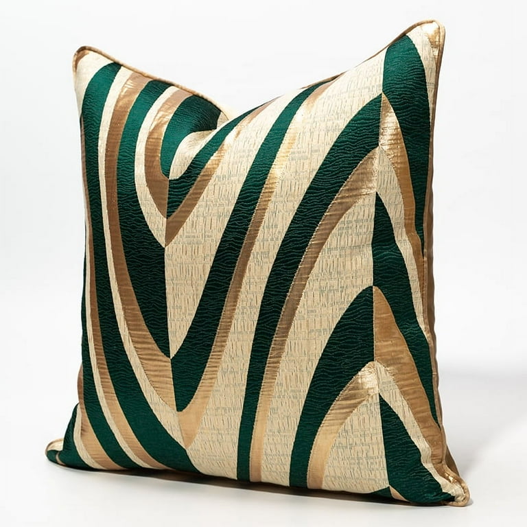 THE TINOART Decorative Couch Throw Pillow Covers Sofa Forest Green