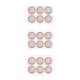 thumbnail image 1 of Maytalsory 6pcs Birthday Party Disposable Tableware Paper Plate Colored Dessert Plate Adult Children Birthday Party Baby Shower Decoration flower 3Set, 1 of 6