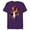 Purple, variant on Marvel Eternals Team of Immortal Beings Bold Color - Short Sleeve Blended T-Shirt for Adults – Customized-Black