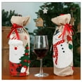 thumbnail image 6 of JoyMoreHome Christmas Wine Bags Gift Wrap Bags Christmas Cloth Wine Bags with Drawstring Wine Bags for Wine Bottles Cover for Christmas Valentine Wedding Birthday Party Supplies, 6 of 6