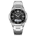 thumbnail image 2 of Reloj de cuarzo unisex con calendario – Reloj de pulsera de acero inoxidable resistente al agua para negocios, para hombres y mujeres, ideal para la oficina, reloj analógico de moda., 2 of 6