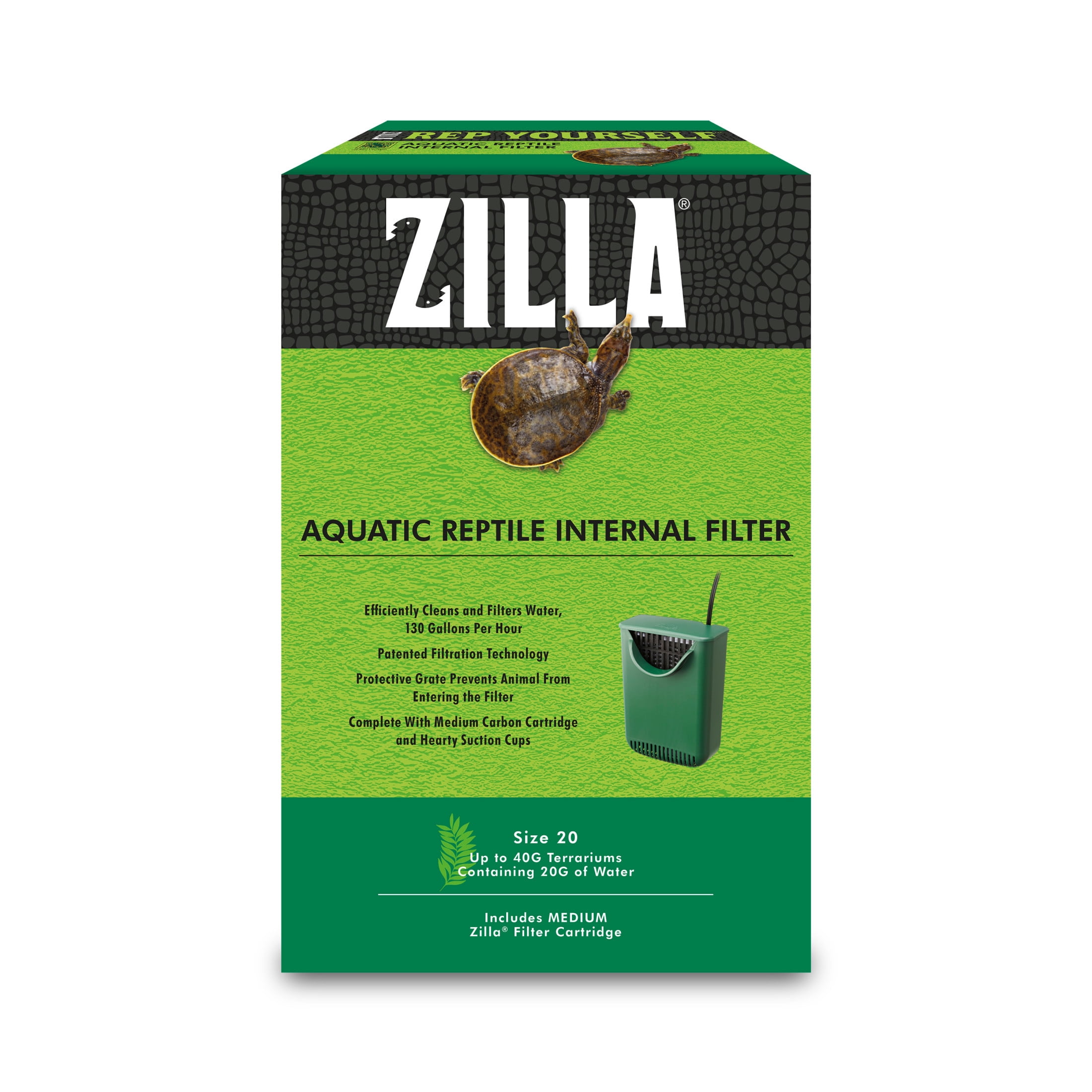 Aqua Culture 10-Gallon Turtle & Aquatic Reptile Habitat Starter