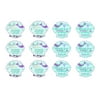 24PCS Mermaid Shape Paper Thanks Paper Tag for Party Birthday Party Gift Tags (With Rope)