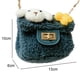 thumbnail image 2 of Bolso bandolera Bolso bandolera de felpa con correa de cadena, 2 of 6