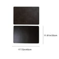 thumbnail image 2 of TACILIP Kitchen Utensils, Cowhide Grain Pvc Leather Placemats Oilproof Coffee Mats Western Food Mats Heat Insulation Mats Table Mats, Gifts for Women, 2 of 6