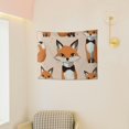 thumbnail image 6 of ZFLMY Fox Tapestry and Wall Decoration 100% Polyester for Bedroom Living Room Dorm Decorative Wall Hanging 40x30in, 6 of 6