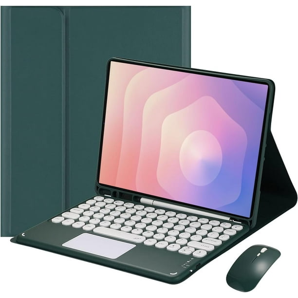 Touch Keyboard Case for Samsung Galaxy Tab S11 (11-inch) 2025 Model (SM-X730/SM-X736B), with Mouse - Magnetically Detachable Touch Bluetooth Keyboard