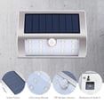 thumbnail image 4 of Solar Step Lights Motion Sensor Outdoor 13 LEDs Waterproof Solar Stair Light PIR Mini Stainless Steel Solar Powered Deck Lights LED Wall Lights Auto On/ Off for Stairs Fence Patio Yard, 4 of 8