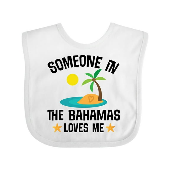 Inktastic Bahamas Vacation Souvenir Boys or Girls Baby Bib