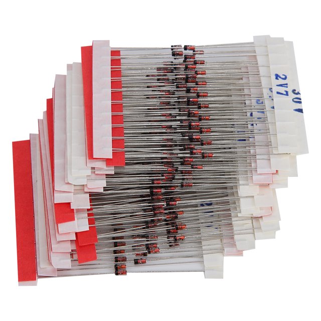 Kit De Diodos, 2V - 39V Surtido De Diodos Zener 0.5W 300 Piezas Para Referencias De Voltaje Para Reguladores De Derivación ANGGREK Voltage References Diode Assortment