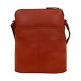 thumbnail image 5 of ili New York Bolsos cruzados de cuero genuino para mujer - Organizador de bolso de hombro con bloqueo RFID premium con correa ajustable, 5 of 5