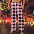 thumbnail image 2 of Men's Flannel Plaid Pajama Pants Cotton Lightweight Pajama Bottoms with Pockets Comfy Sleepwear Lounge Pj Slacks Pants, 2 of 4