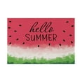 thumbnail image 1 of Cheerful Sunflower Watermelon Linen Placemats Durable Heat Table Mats For Dining & Home Grill Grate Slg2007a Outdoor Cooking Mat Grill Mesh Mat Roll Fireplace Mat Copper Grill Mat Set Copper Mats for, 1 of 4