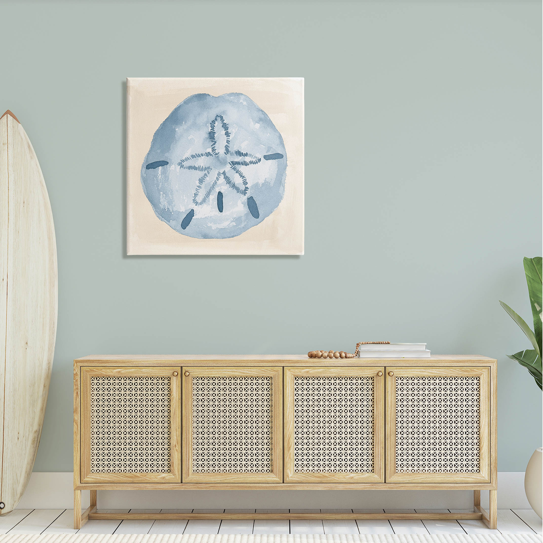 Casual Sand Dollar Beach Life Animals & Insects Graphic Art Gallery Wrapped Canvas Print Wall Art