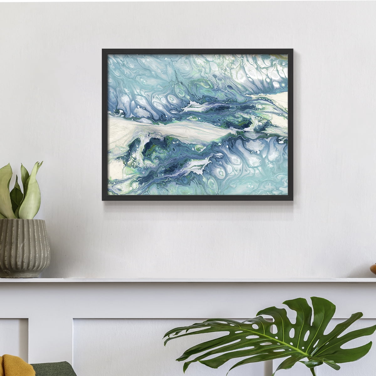 Marble Montage by Carol Robinson - Restickable Framed Giclée Print