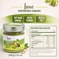 thumbnail image 2 of Luxe Pistachio Cream Spread – 7.05 oz (200g), Made with 25% Antep Pistachios | No Glucose, No Preservatives | Premium Pistachio Cream for Desserts & Dubai Chocolate, 2 of 9