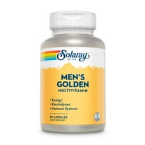 Solaray Men's Golden Multi-Vita-Min Capsules, 90 Ct
