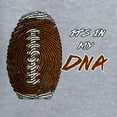 thumbnail image 6 of Wild Bobby Football Fingerprint It's in My DNA Sports Women Standard V-Neck Tee, 6 of 6