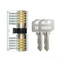 thumbnail image 5 of 8 PCS Visible Practice Lock Set Transparent Padlock Tubular Lock Picking Training Locksmith Tools Lockpicking Set for Beginners, 5 of 5
