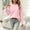 Pink, variant on SGFCWSX Girls Sweaters Basic Crewneck Soft Lightweight Casual Relaxed Fit Long Sleeve Pullover for Kids Pink Size 14
