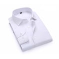 thumbnail image 2 of Oxford Men's Long Sleeve Solid Color Business Dress Shirt Compare to Gioberti, 2 of 2