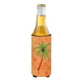 thumbnail image 2 of Carolines Treasures BB8168MUK Palm Tree Orange Polkadot Michelob Ultra Hugger for slim cans  Slim Can multicolor, 2 of 3