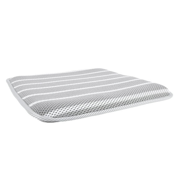 COJÍN DE ASITO DE DUCHA, COJÍN DE SILLE DE DUCHA GRIS RAYADO PARA SENTARSO PARA BANCOS DE DUCHA
