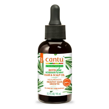 Cantu Biotin-Infused Strengthening Hair & Scalp Oil  3.2 fl oz set of 3