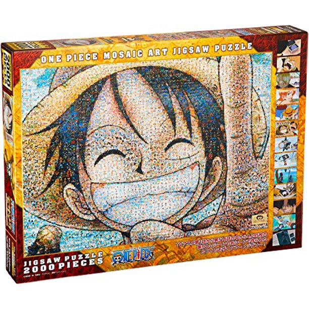 Ensky One Piece Luffy 00 Piece Jigsaw Puzzle Mosaic Art 73x102cm 00 107 By Ensky Puzzles Walmart Com
