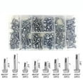 thumbnail image 1 of 200Pcs Stainless Steel Self-Drilling Screws Hexagonal Tapping Screws, 1 of 6