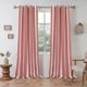 thumbnail image 1 of Cortinas DriftAway Chris, 132 x 213 cm, mezcla de lino a rayas rojas, 1 of 9