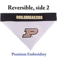 thumbnail image 3 of Pets First Collegiate Purdue Reversible Bandana -Home & Away Mesh & Premium Embroidery For Dogs & Cats, 3 of 4
