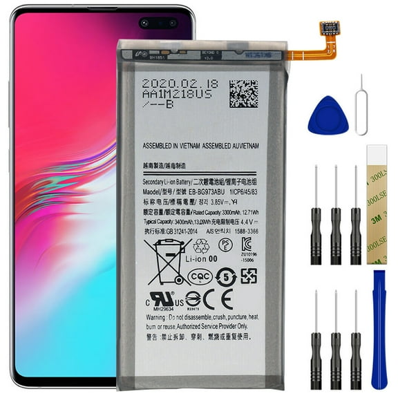 Replacement Battery EB-BG973ABU For Samsung Galaxy S10 SM-G973N Tool