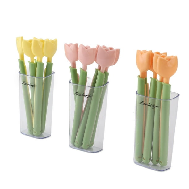 Clip Para Bolsa De Frescura De Alimentos De Tulipán, Fijación De Clip De Sellado De Tulipán Multifuncional, 15 Piezas De Mantenimiento Fresco Lindo Para Refrigerador