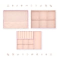 thumbnail image 4 of Unique Bargains Jewelry Box Small PU Leather Jewelry Organizer Case Storage Display Holder Pink, 4 of 8