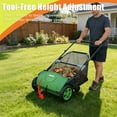 thumbnail image 2 of 21-In Manual Push Lawn Sweeper with 3.5 Cu. Ft. Hopper Bag, Adjustable Height and Foldable Storage, 2 of 5